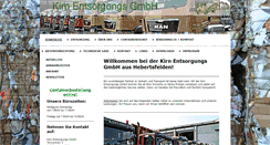 Desktop Screenshot of kirn-entsorgung.de